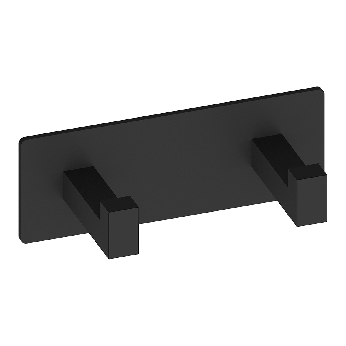 Percha de baño doble Rodas El Corte Inglés Negro-1