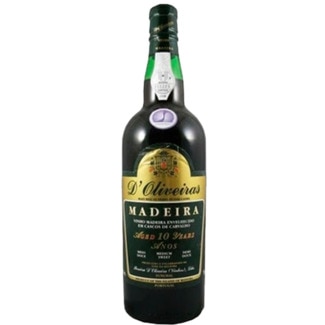 Vinho da Madeira Meio Doce 10 Anos garrafa 75 cl - D' Oliveiras