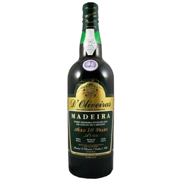 Vinho da Madeira Meio Doce 10 Anos garrafa 75 cl