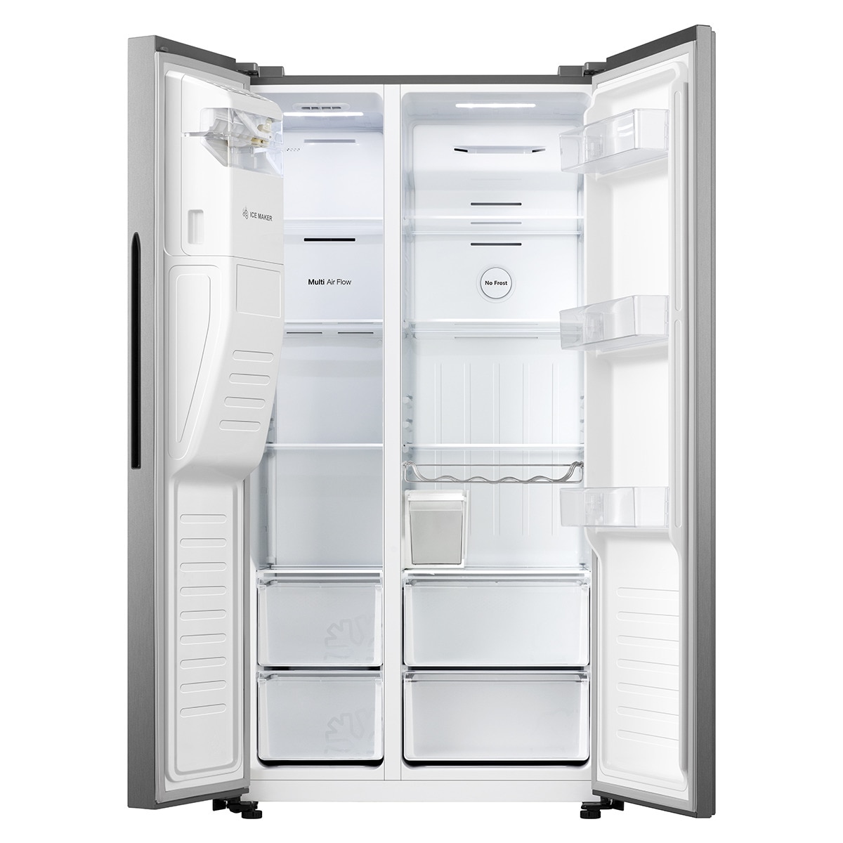 Frigorífico americano Hisense Dispensador - RS650N4AC2 Inox-2