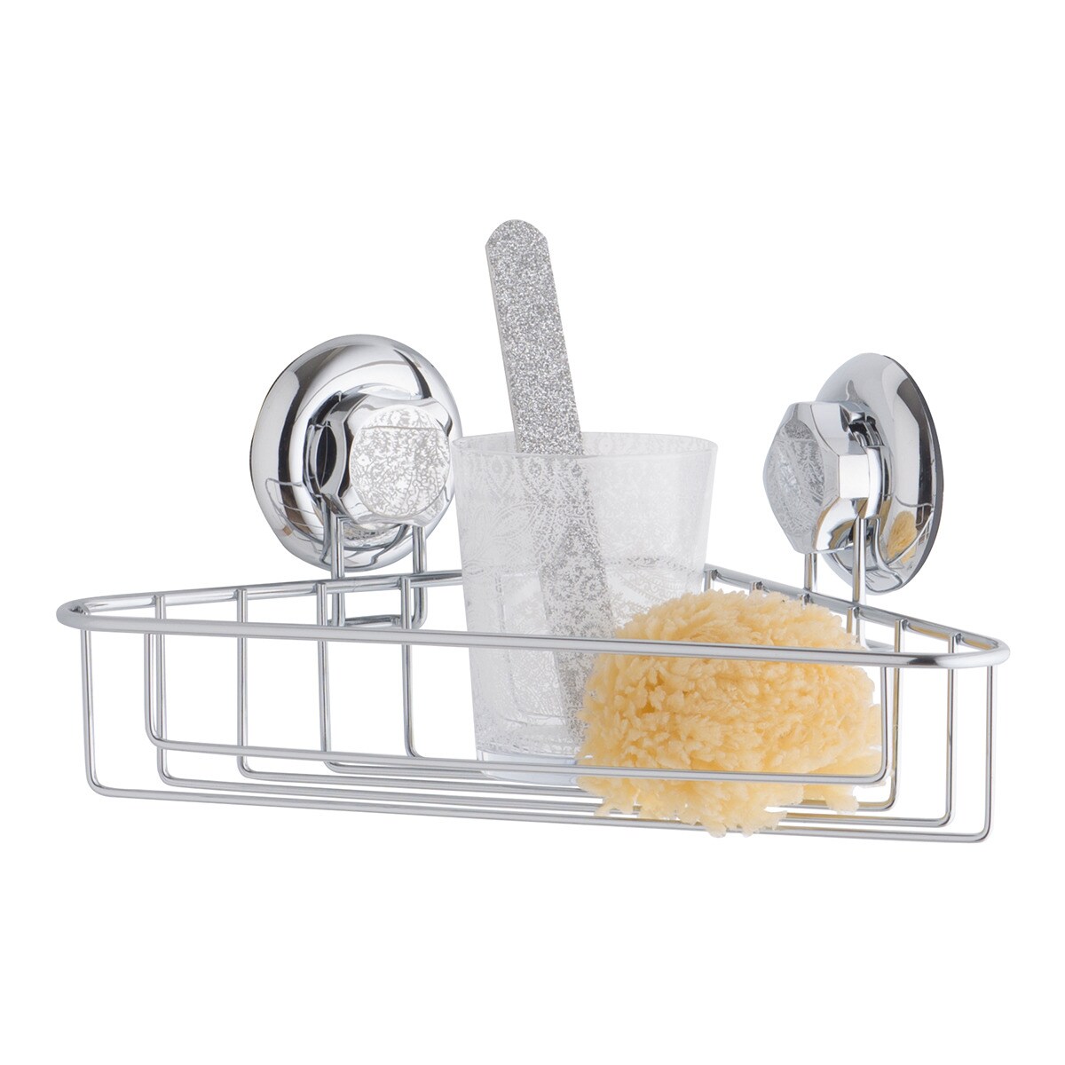 Jabonera de rejilla esquina Milos El Corte Inglés Cromo-3