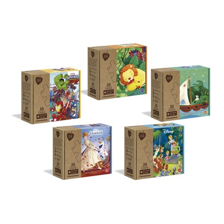 Dos Puzzles de 20 piezas · Clementoni · El Corte Inglés