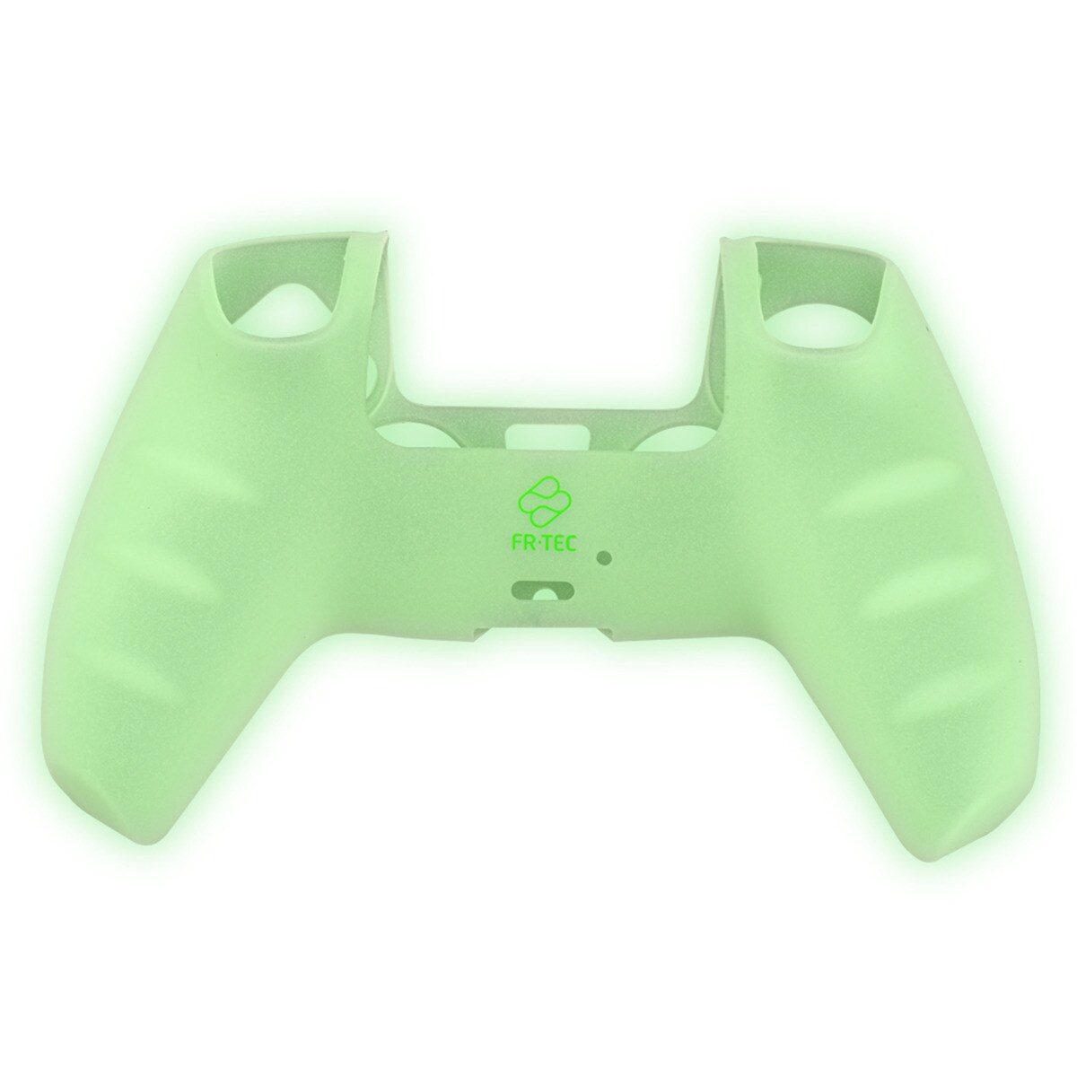 Silicone Skin + Grips + Touchpad Sticker Brilho no Escuro para Comando PlayStation 5 4