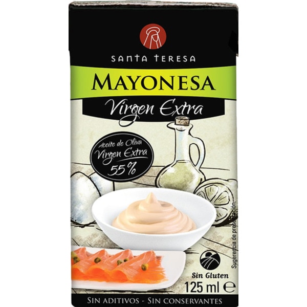 Maionese com Azeite Virgem Extra sem Glúten embalagem 125 ml