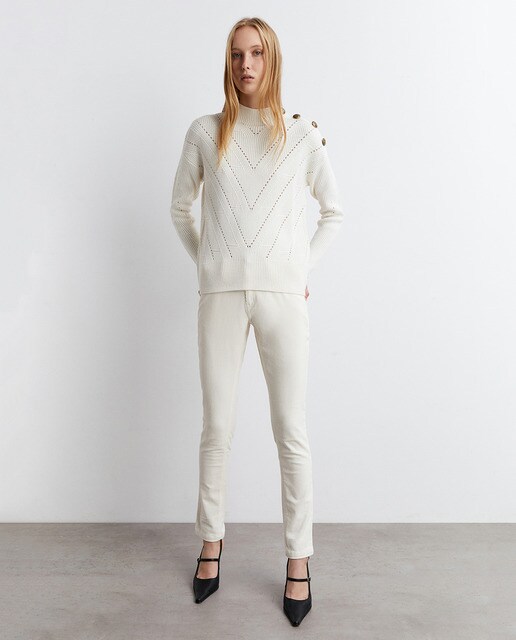 Pana de Pantalones para Mujer en color blanco | FASHIOLA.mx