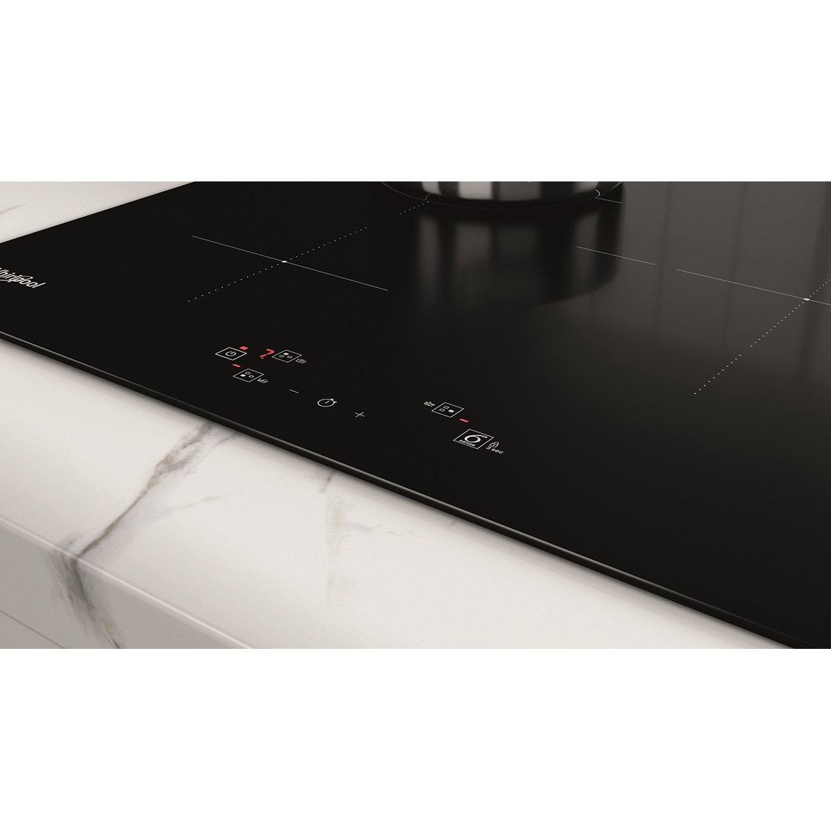 Placa inducción Whirlpool 6th Sense - WS Q1160 NE Negro-5