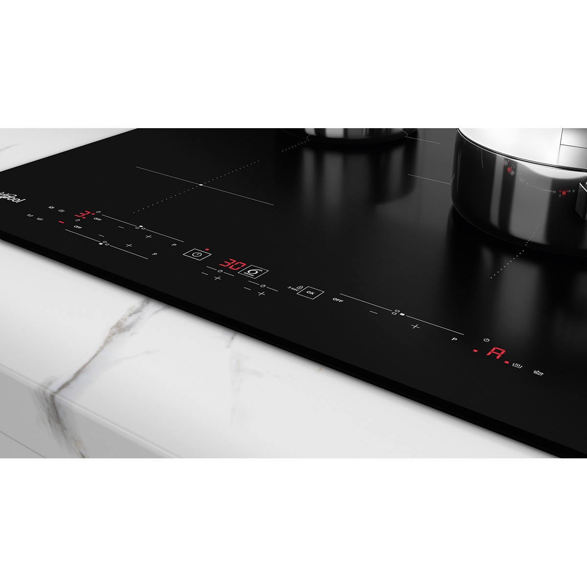 Placa inducción Whirlpool 6th Sense - WS B2360 BF Negro-4