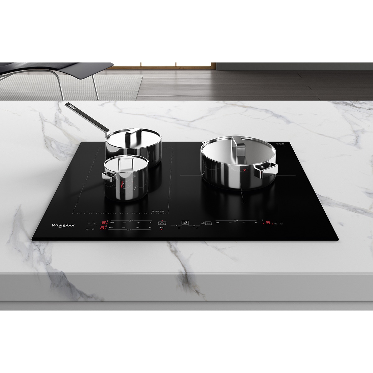 Placa inducción Whirlpool Flexi Cook - WL B2760 BF Negro-4