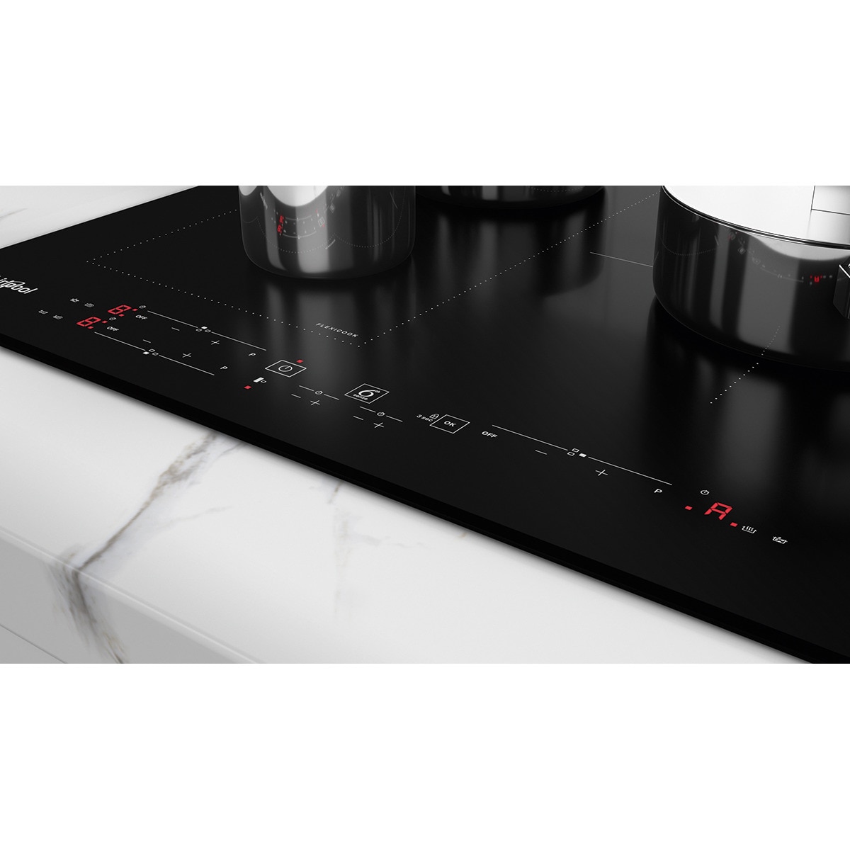 Placa inducción Whirlpool Flexi Cook - WL B2760 BF Negro-6
