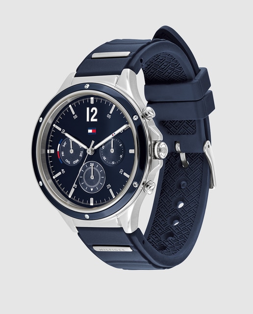 Reloj De Mujer Tommy Hilfiger 1782281 Multifunción De Silicona Azul Tommy Hilfiger El Corte Inglés