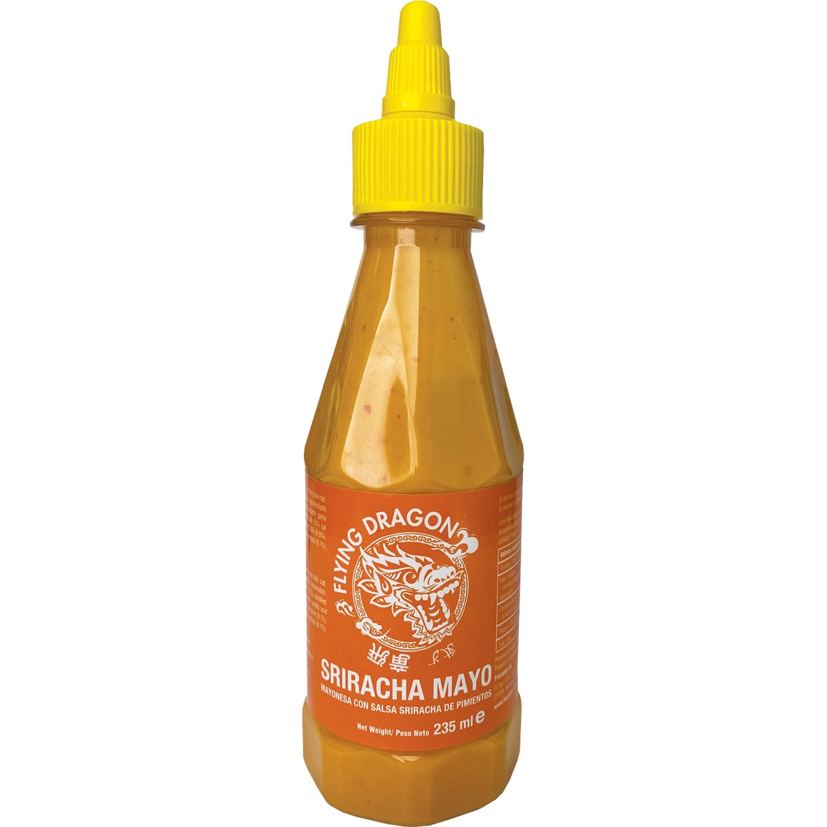 mayonesa con salsa shiracha de pimientos dosificador 235 ml