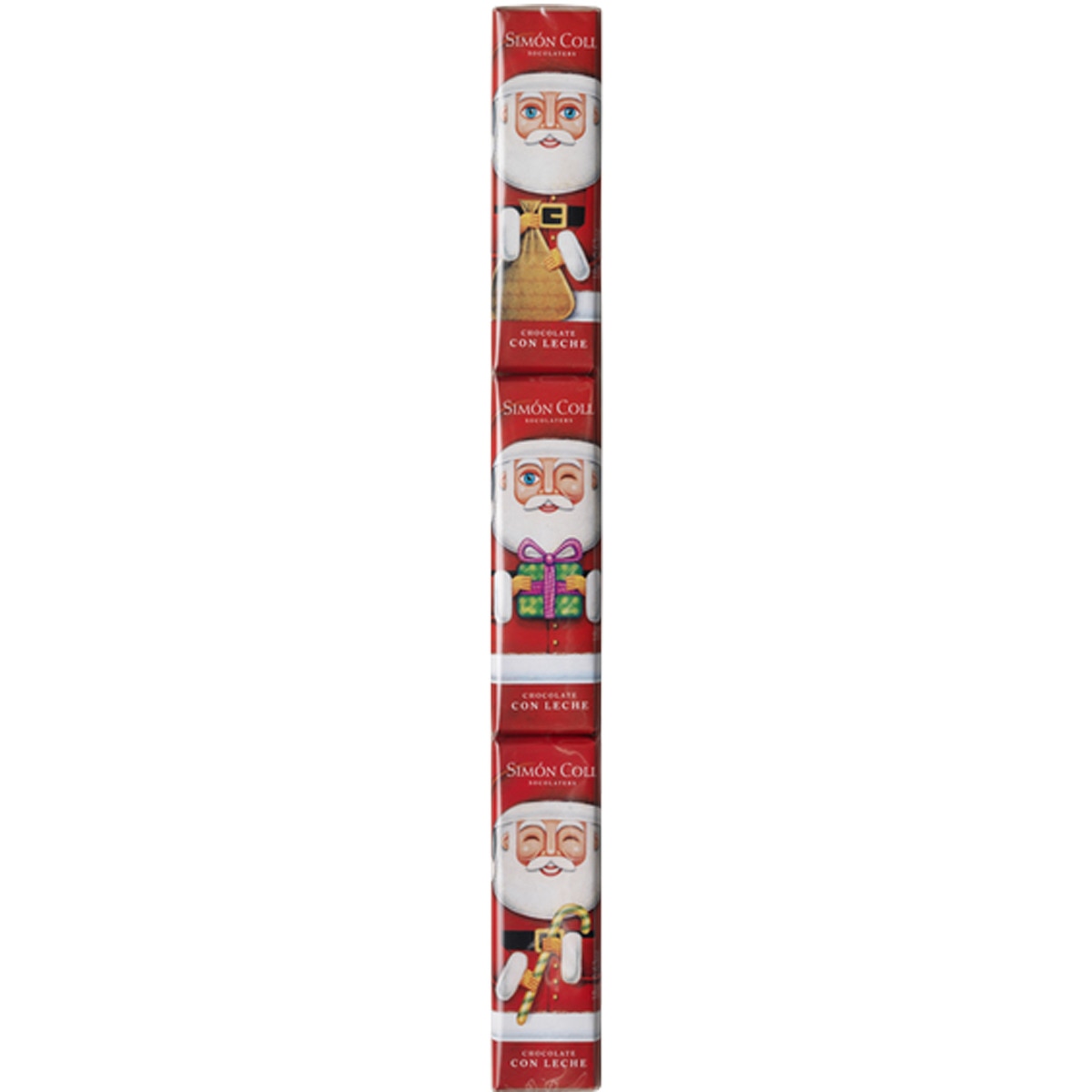 Chocolatiras Papá Noel pack 3 unidades 18 g