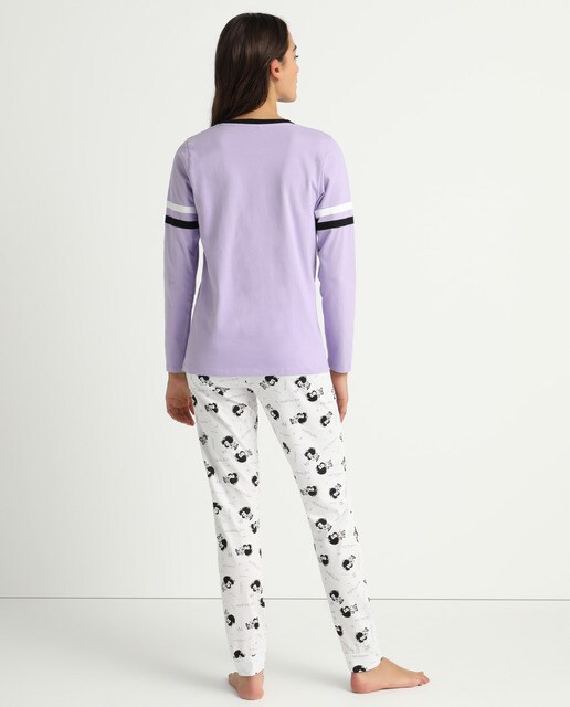 Pijama De Mujer Estampado Mafalda Easy Wear Intimo El Corte Inglés