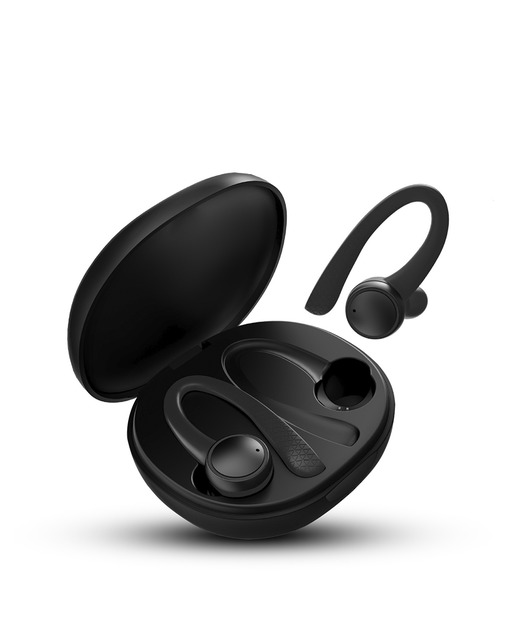 Imagen 0 de Auriculares tws t7 pro deportivos anti caída, bluetooth 5.0, batería de 40mah y base de carga de 400mah