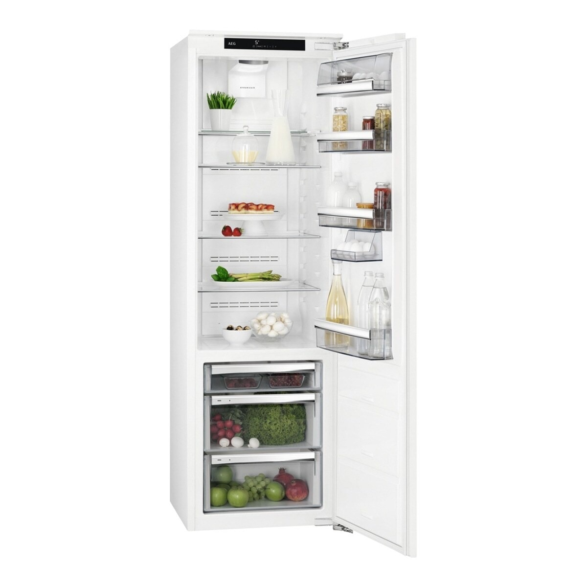 Frigorífico de 1 Porta Encastrável AEG SKE818E9ZC MutiFlow de 178 cm - Branco Branco-1