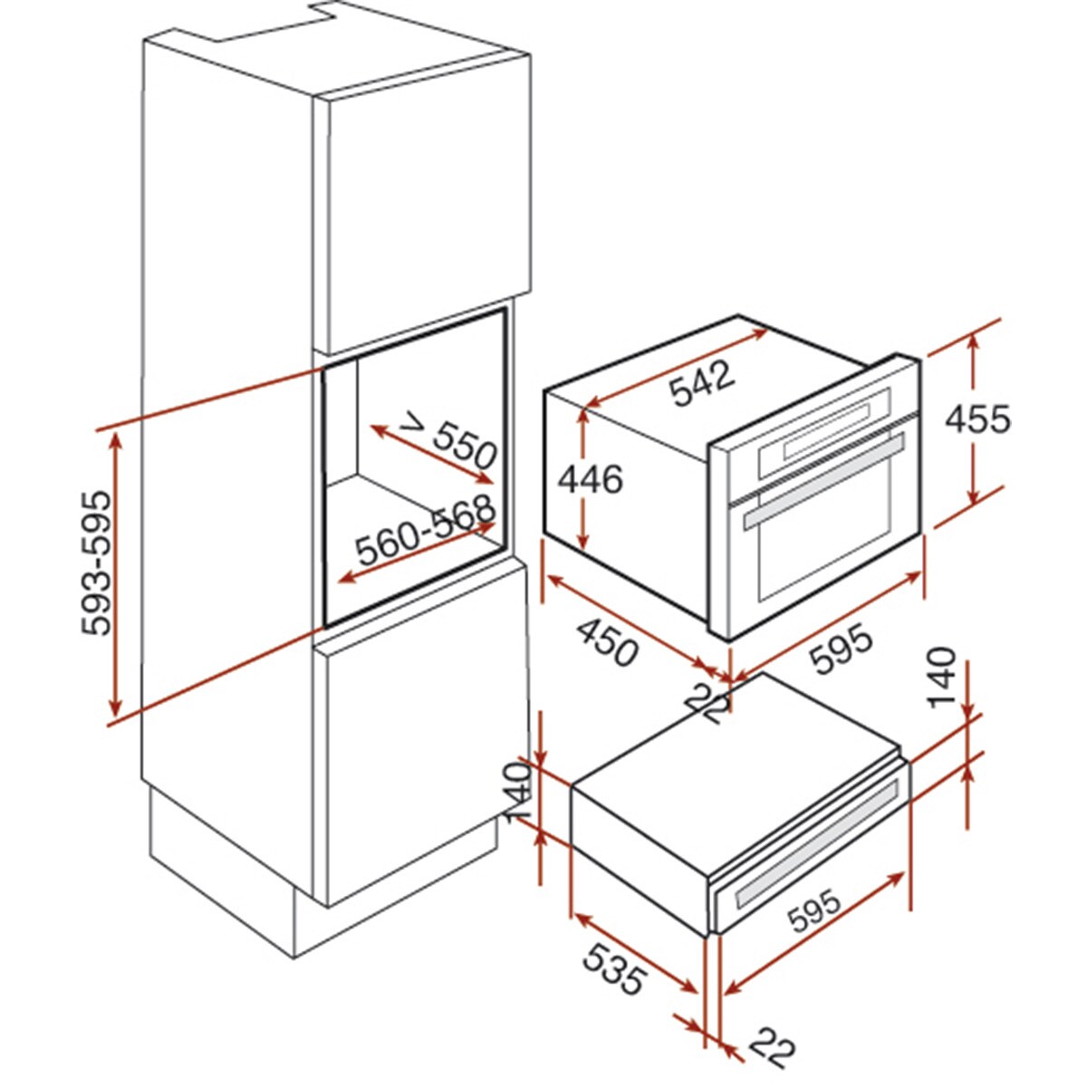 Calientaplatos Teka con capacidad para 6 servicios - CP 150 GS 3