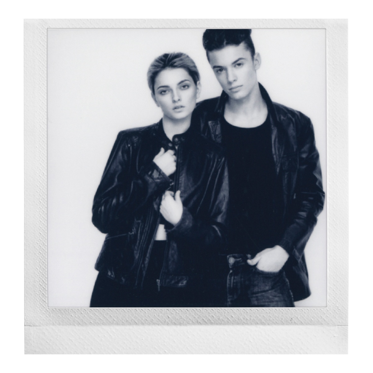 Película instantánea Monocromática Fujifilm para Instax Square 10 fotos Negro-3