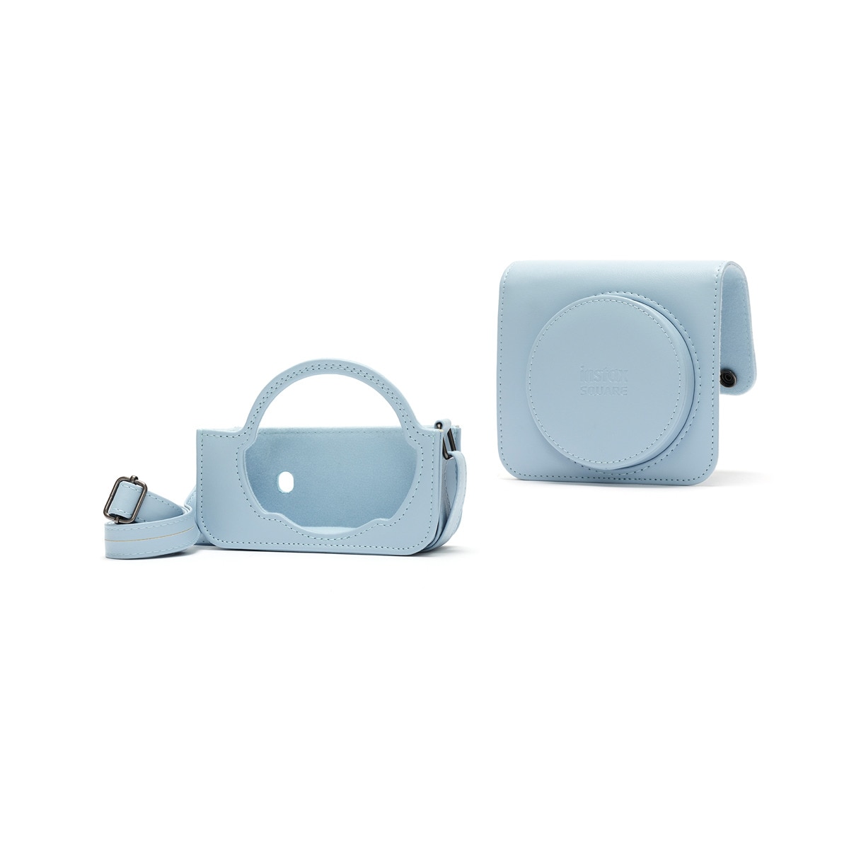 Funda Polipiel Fujifilm para cámara Instax Square SQ1 Azul Glaciar-2