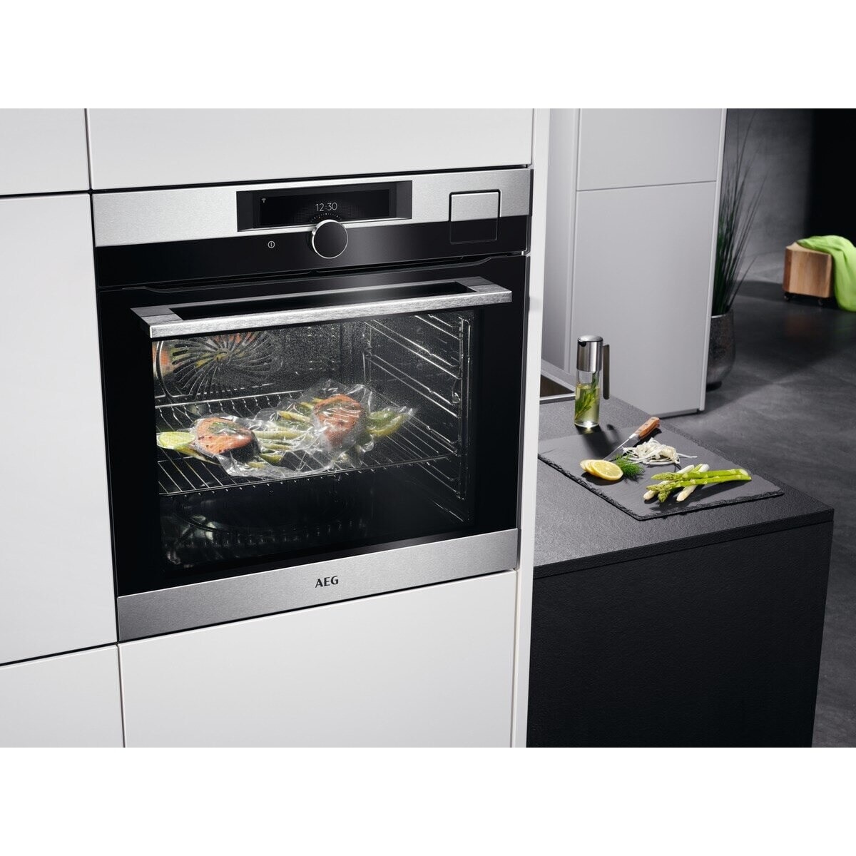 Forno a Vapor AEG BSK999330M CookView, SteamPro com Steamify® de 70 Litros - Inox Anti Dedadas Inox-5