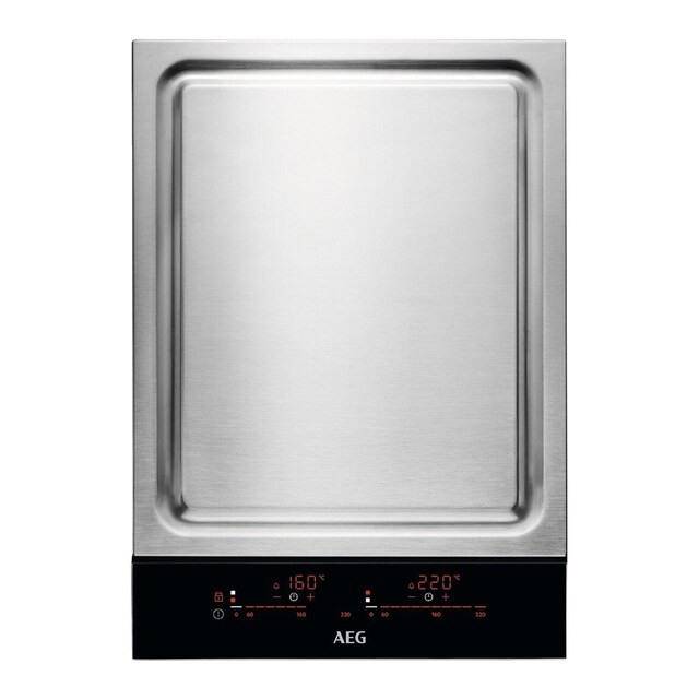 Imagem 0 de Placa Teppan Yaki AEG ITE42600KB Modular de Indução com 2 Zonas e de 36 cm - Inox