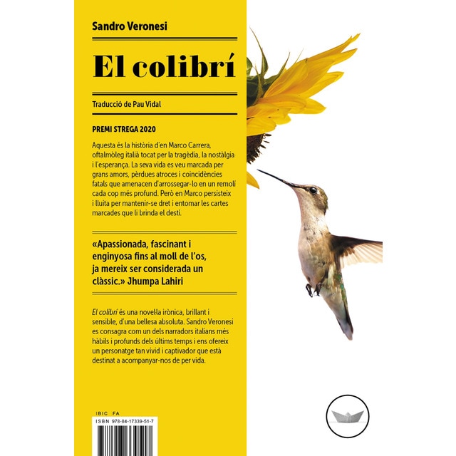 Imagen 0 de El colibrí (Tapa blanda)