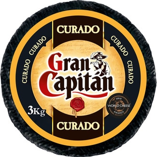 queso curado mezcla elaborado con leche pasteurizada peso aproximado pieza 3 kg - Gran Capitan