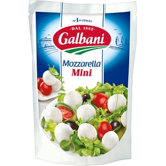 mozzarella italiana mini de vaca 20 unidades bolsa 150 g - Galbani
