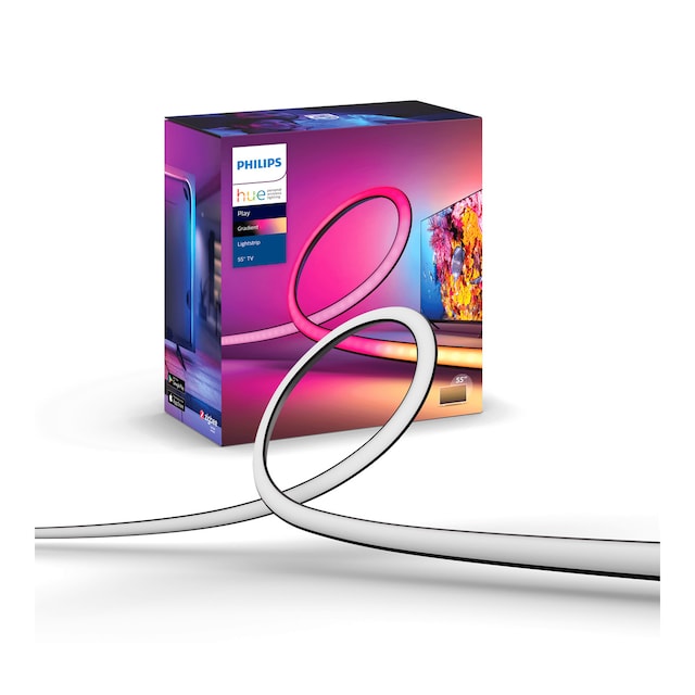 Imagem 0 de Tira de luz LED Philips Hue Play gradient lightstrip para TV de 55"