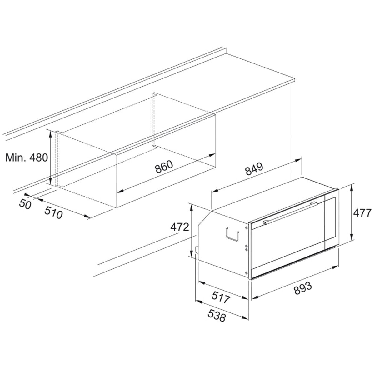 Horno compacto multifunción Franke con 8 funciones - 1160613109 Acero Inox-2