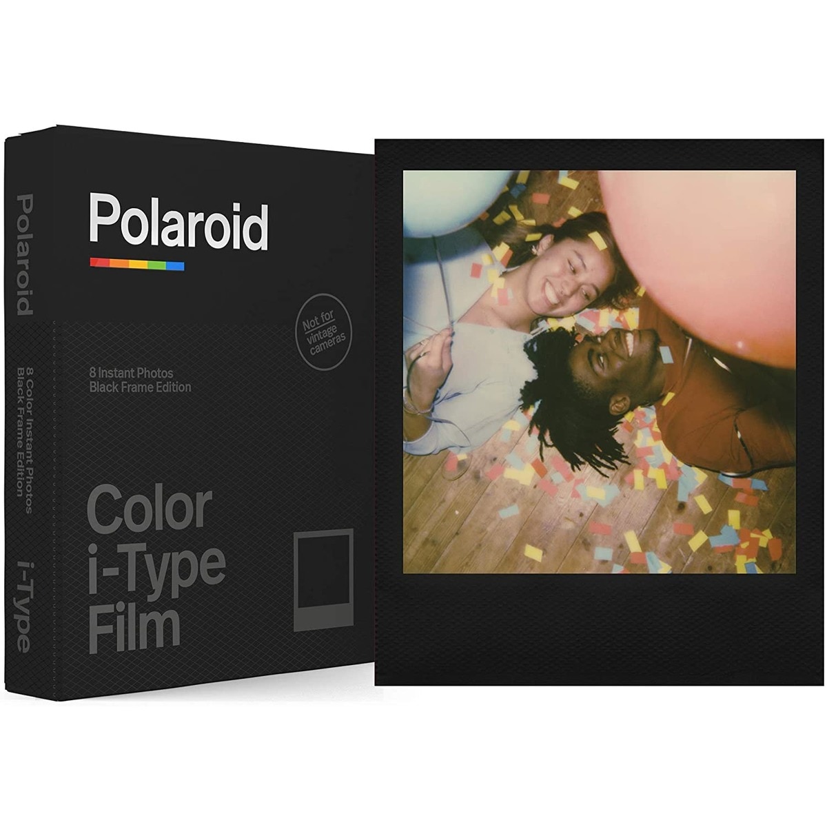 Película instantânea Polaroid i-Type Cor Black Edition- 8 folhas 1