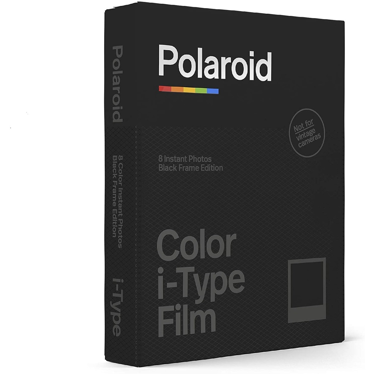 Película instantânea Polaroid i-Type Cor Black Edition- 8 folhas 2
