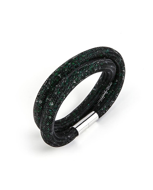 Imagen 0 de Pulsera saturday doble verde oscuro