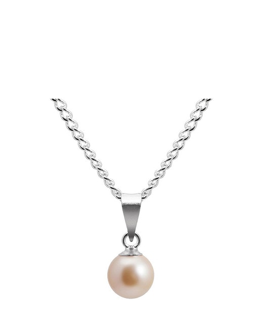 Imagen 0 de Colgante perlas melocotón