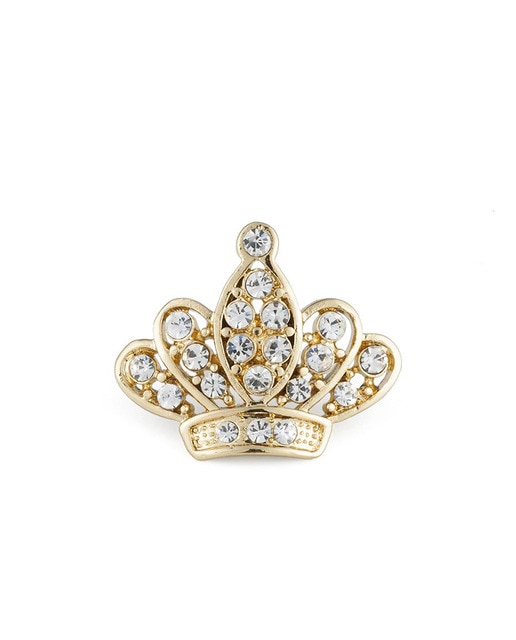 Imagen 0 de Broche crown dorado