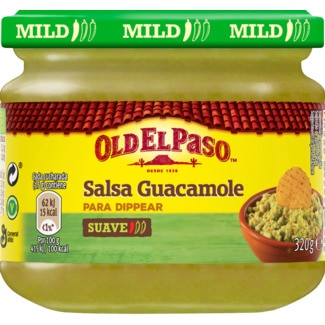Molho Guacamole frasco 320 g - Old El Paso