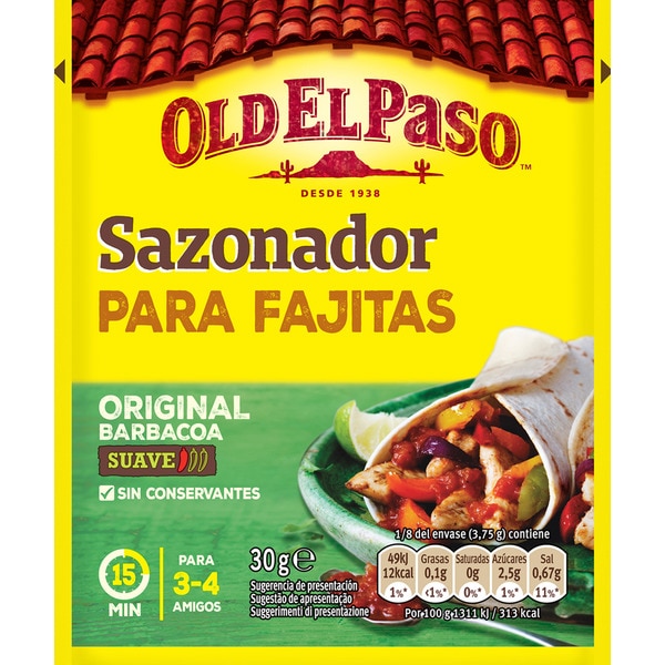 Condimento para Fajitas embalagem 30 g