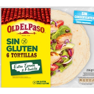 Tortilhas sem Glúten embalagem 216 g - Old El Paso