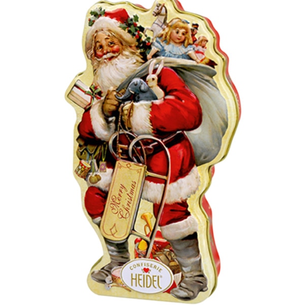 Bombos de Chocolate de Leite Pai Natal lata 86 g