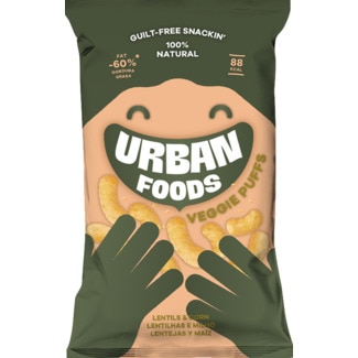 Snack Veggie de Lentilhas e Milho embalagem 22 g - Urban Foods