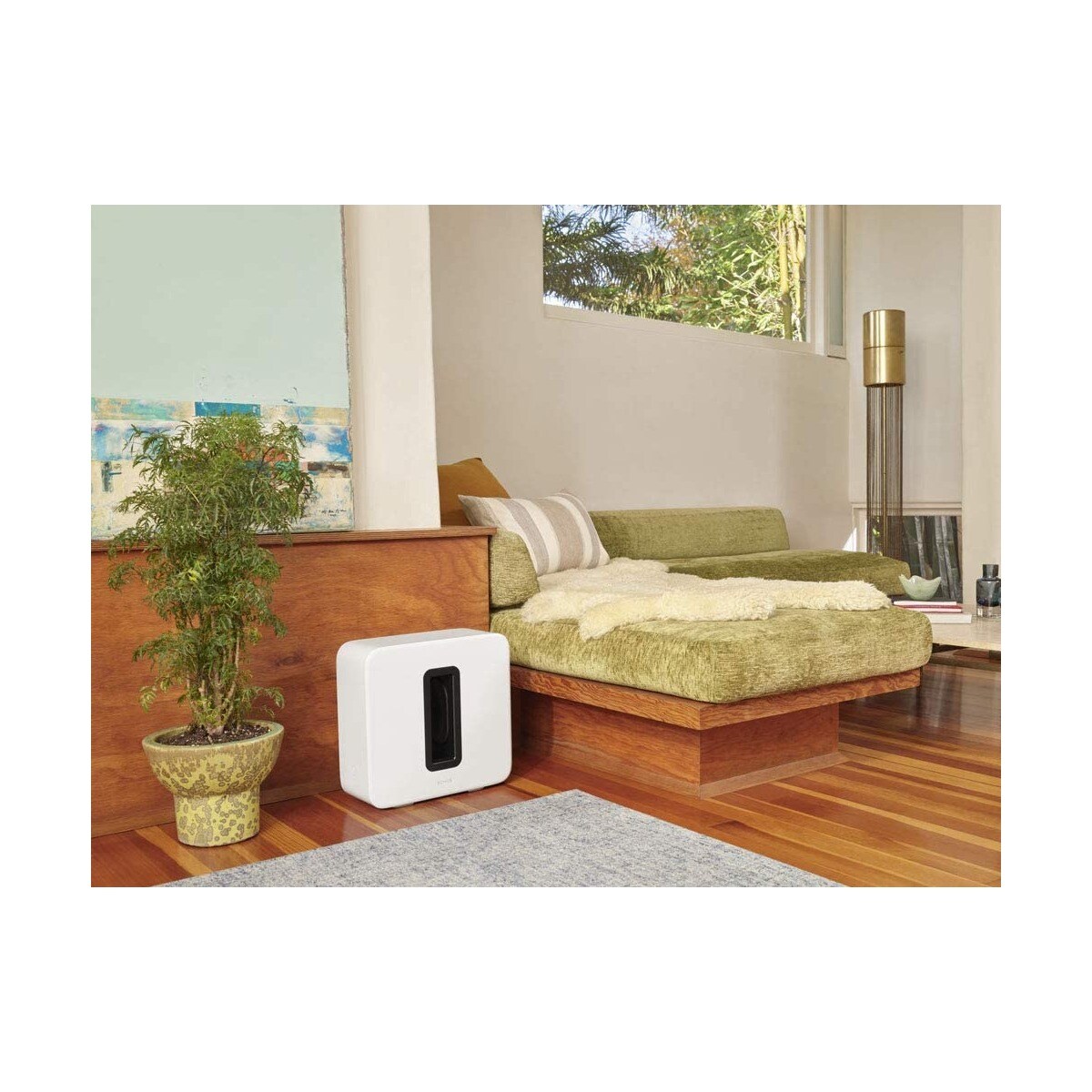 Subwoofer Sem Fios Sub - Branco Branco brilho-6