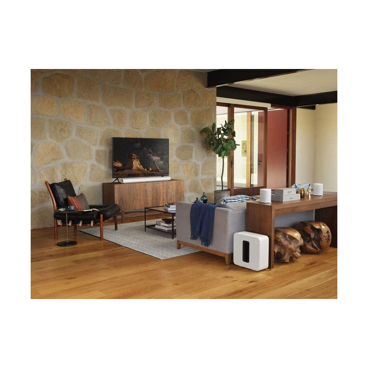 Subwoofer Sem Fios Sub - Branco Branco brilho-7