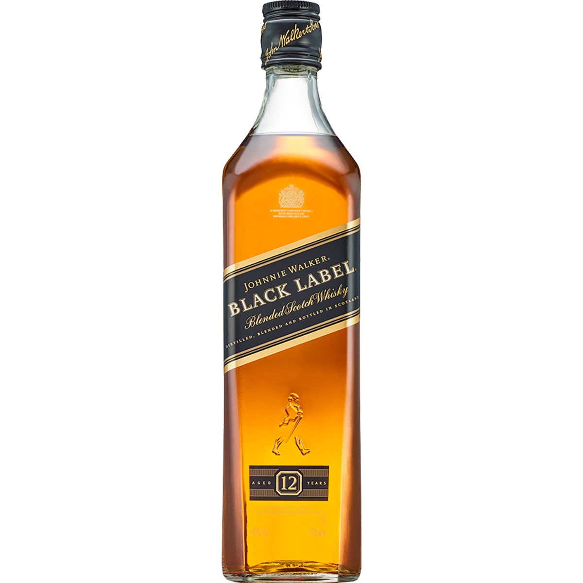 Black Label whisky escocés 12 años botella 70 cl
