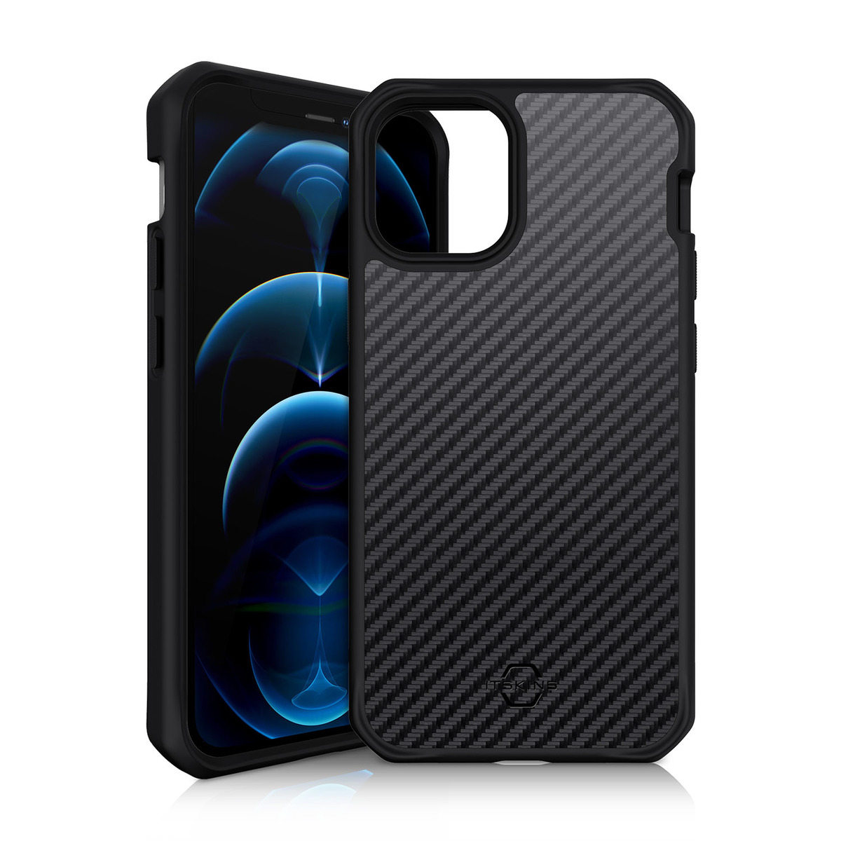 Imagem 0 de Capa ItSkins Hybrid Solid iPhone 12 Pro Max - Preto