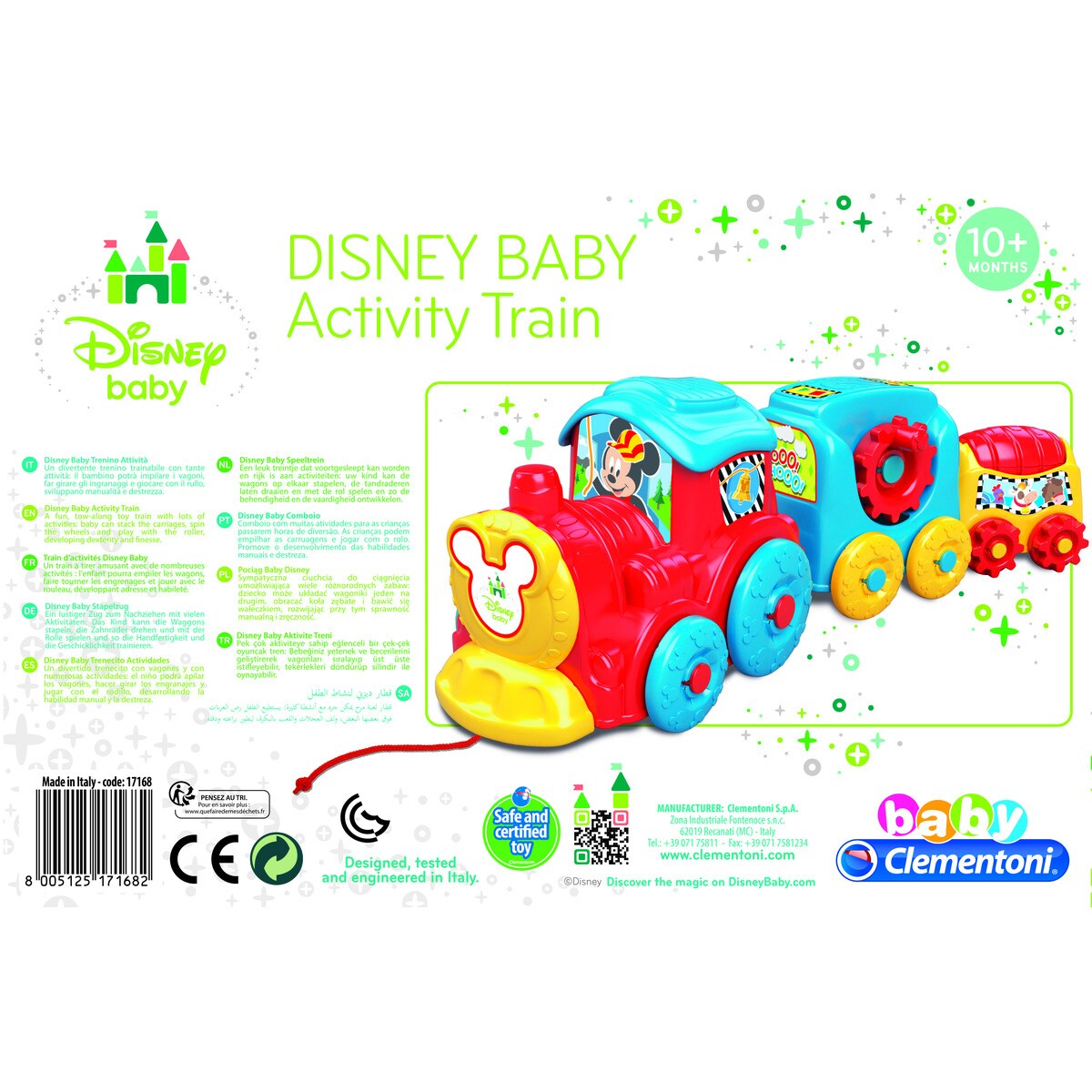 Baby Clementoni: Comboio Actividades Mickey 8
