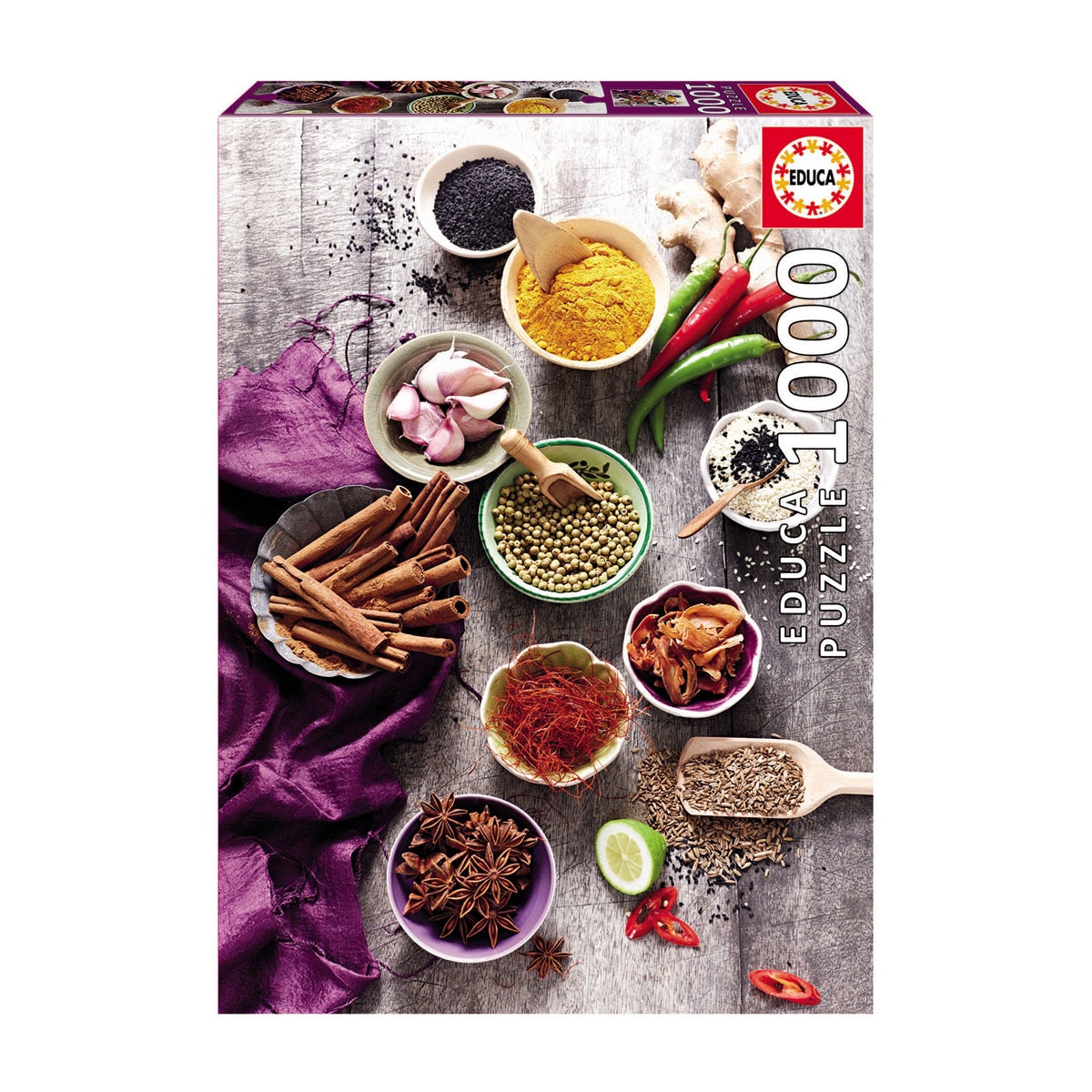 Educa Borrás - Puzzle 1000 Piezas Surtido De Especias