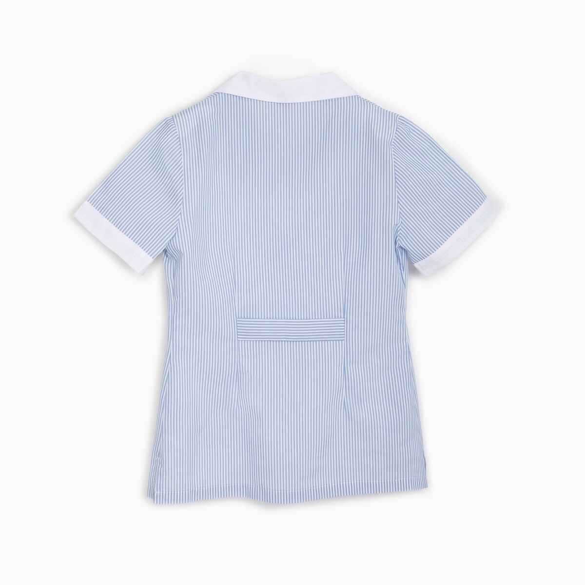 Casaco para Uniforme de Trabalho Doméstico às Riscas Lerma Azul-2