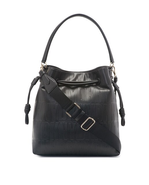 Bolso saco pequeño DKNY en negro con grabado de la marca · DKNY · El Corte Inglés Bolso saco pequeño DKNY en negro con grabado de la marca · DKNY · El Corte Inglés