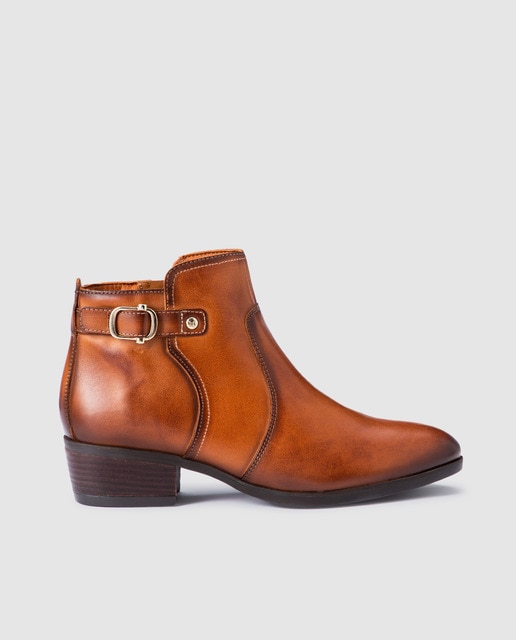 Botines de mujer Pikolinos de piel en color marrón · Pikolinos · El Corte  Inglés
