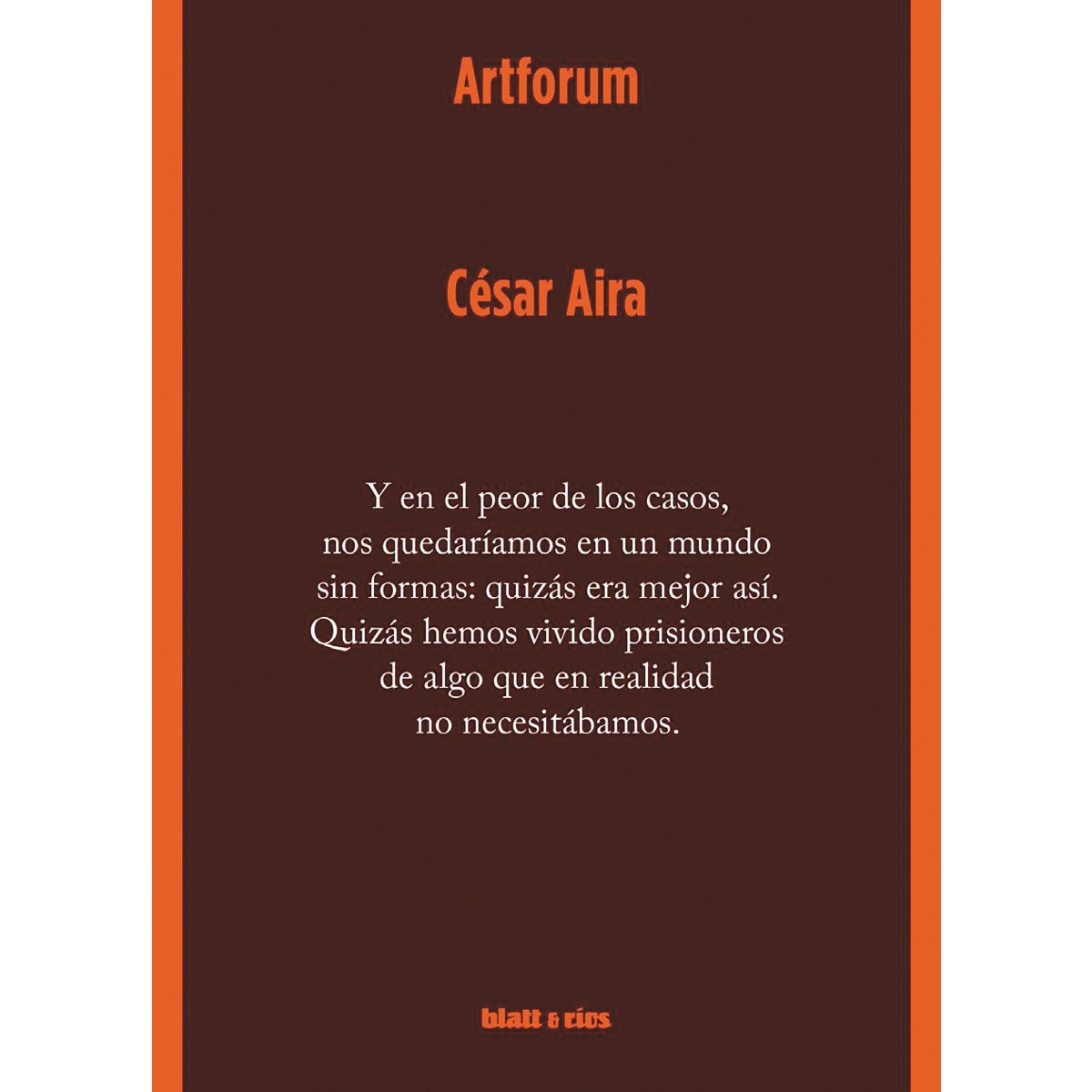 Imagen 0 de Artforum (Tapa blanda)
