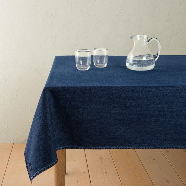Imagem 0 de Toalha de mesa de ganga de algodão Icon Living